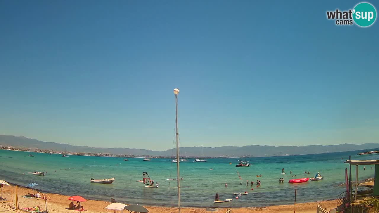 Webcam Cagliari Windsurf Club – Liveblick vom Poetto Strand
