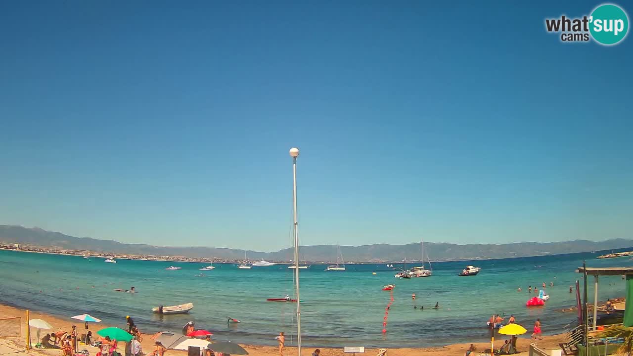 Webcam Cagliari Windsurf Club – Spiaggia del Poetto in diretta