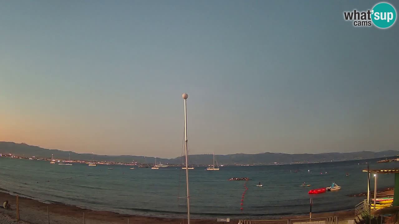 Webcam Cagliari Windsurf Club – Liveblick vom Poetto Strand