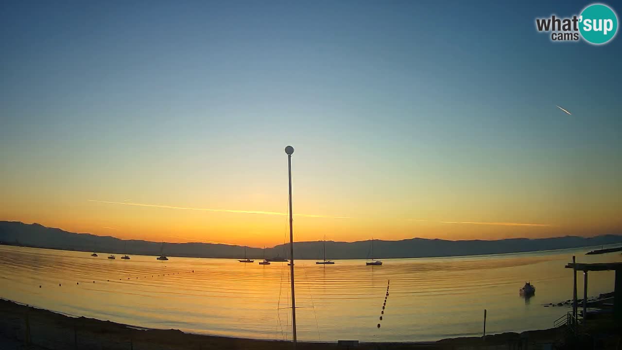 Webcam Cagliari Windsurf Club – Playa del Poetto en directo