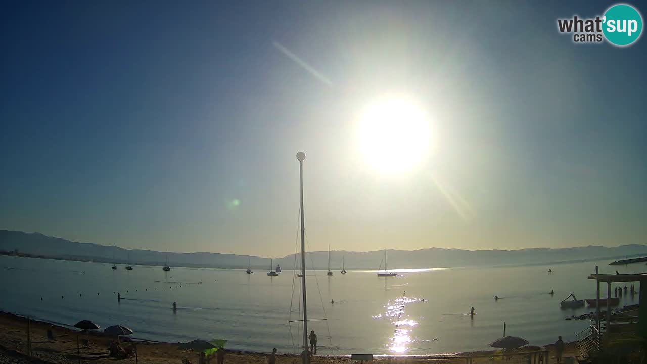 Webcam Cagliari Windsurf Club – Spiaggia del Poetto in diretta