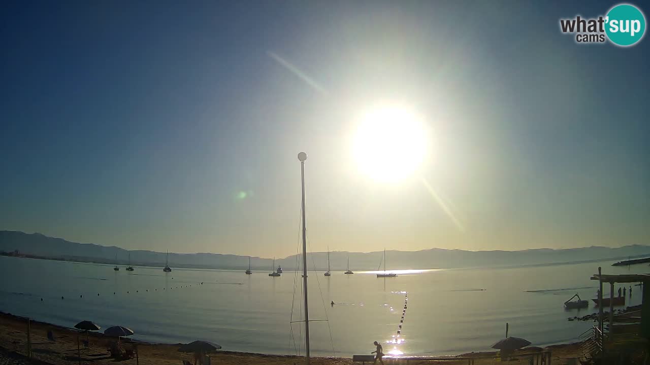 Webcam Cagliari Windsurf Club – Plage du Poetto en direct
