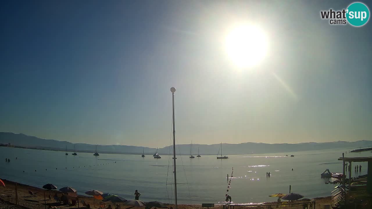 Webcam Cagliari Windsurf Club – Spiaggia del Poetto in diretta