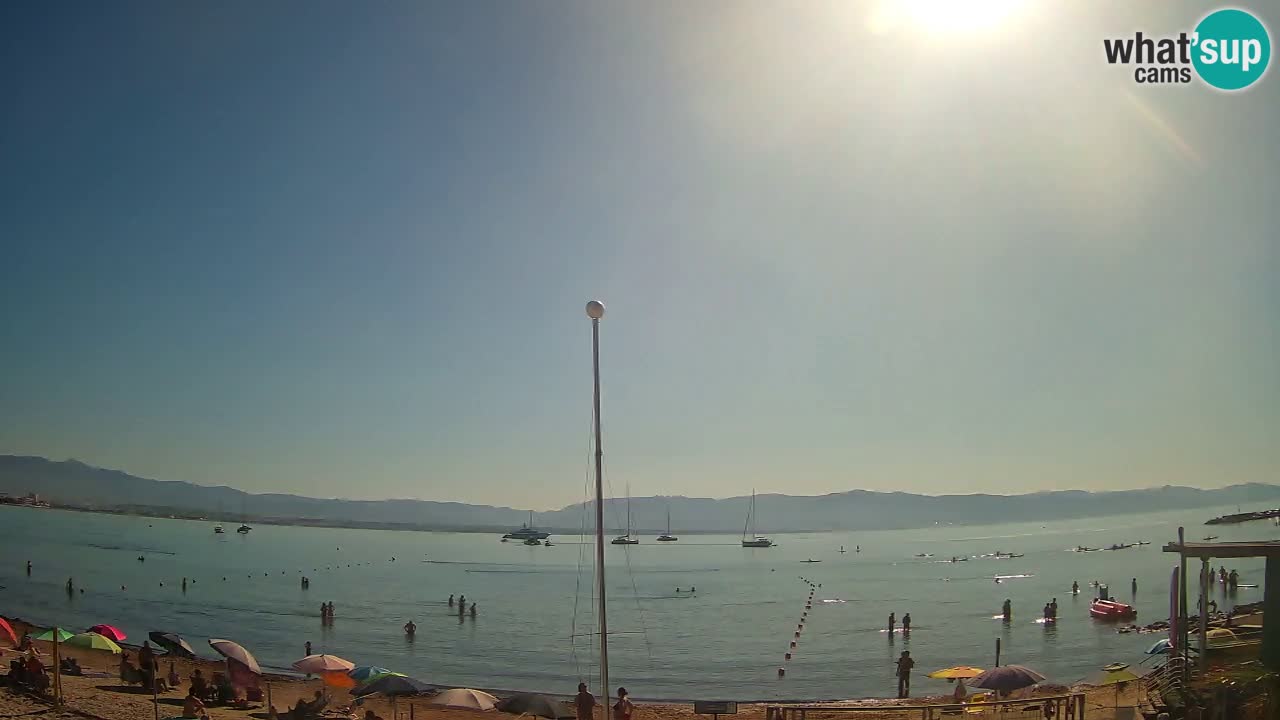 Webcam Cagliari Windsurf Club – Liveblick vom Poetto Strand