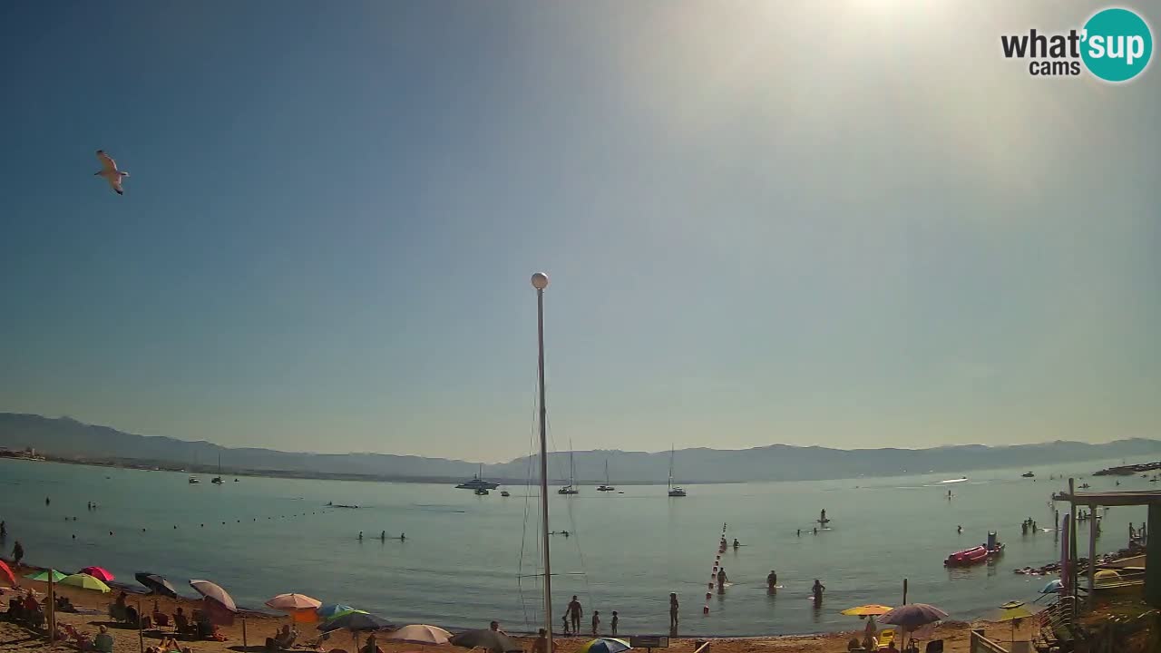 Webcam Cagliari Windsurf Club – Spiaggia del Poetto in diretta