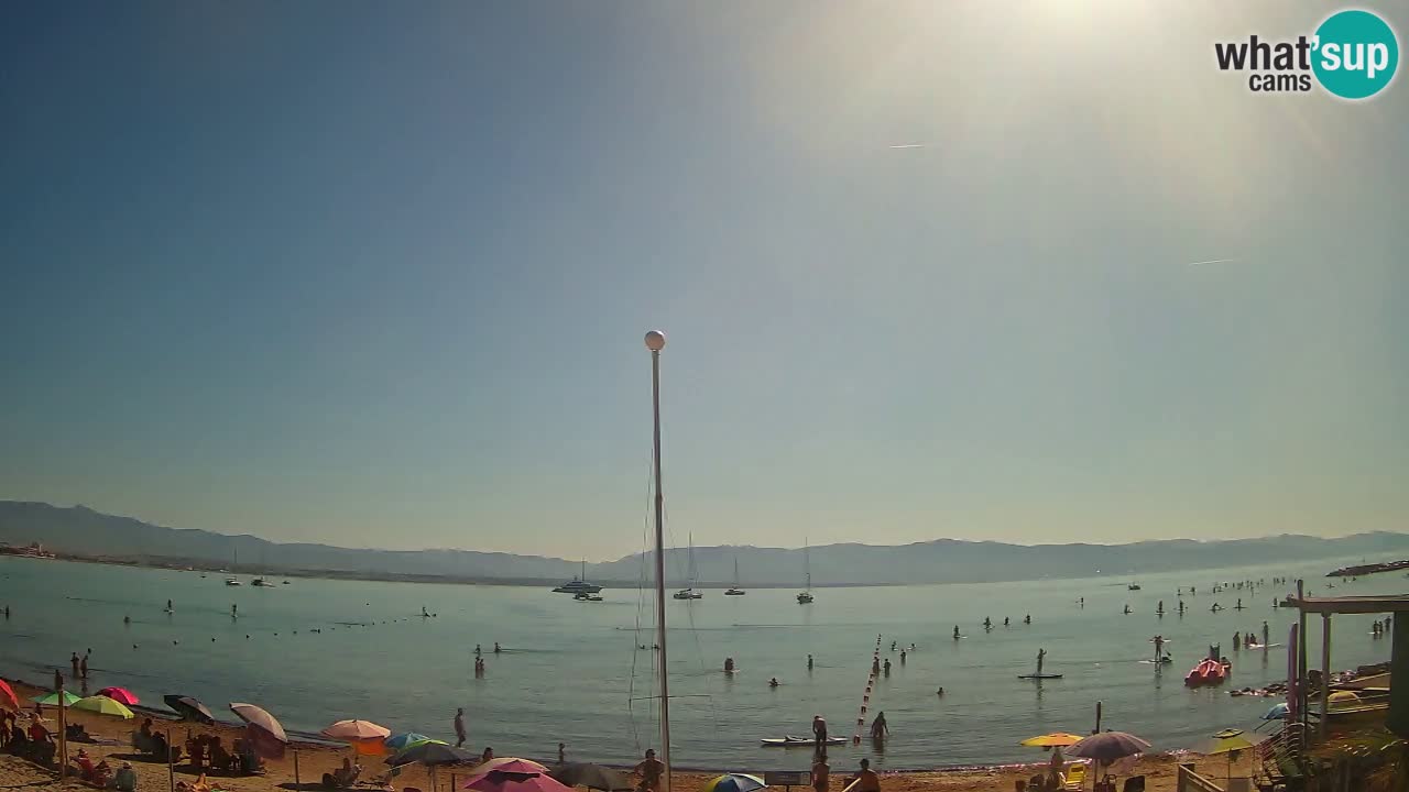 Webcam Cagliari Windsurf Club – Plage du Poetto en direct