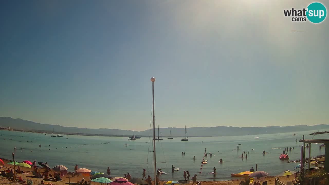Webcam Cagliari Windsurf Club – Spiaggia del Poetto in diretta