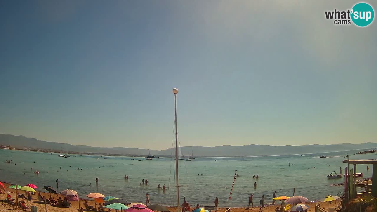 Webcam Cagliari Windsurf Club – Spiaggia del Poetto in diretta