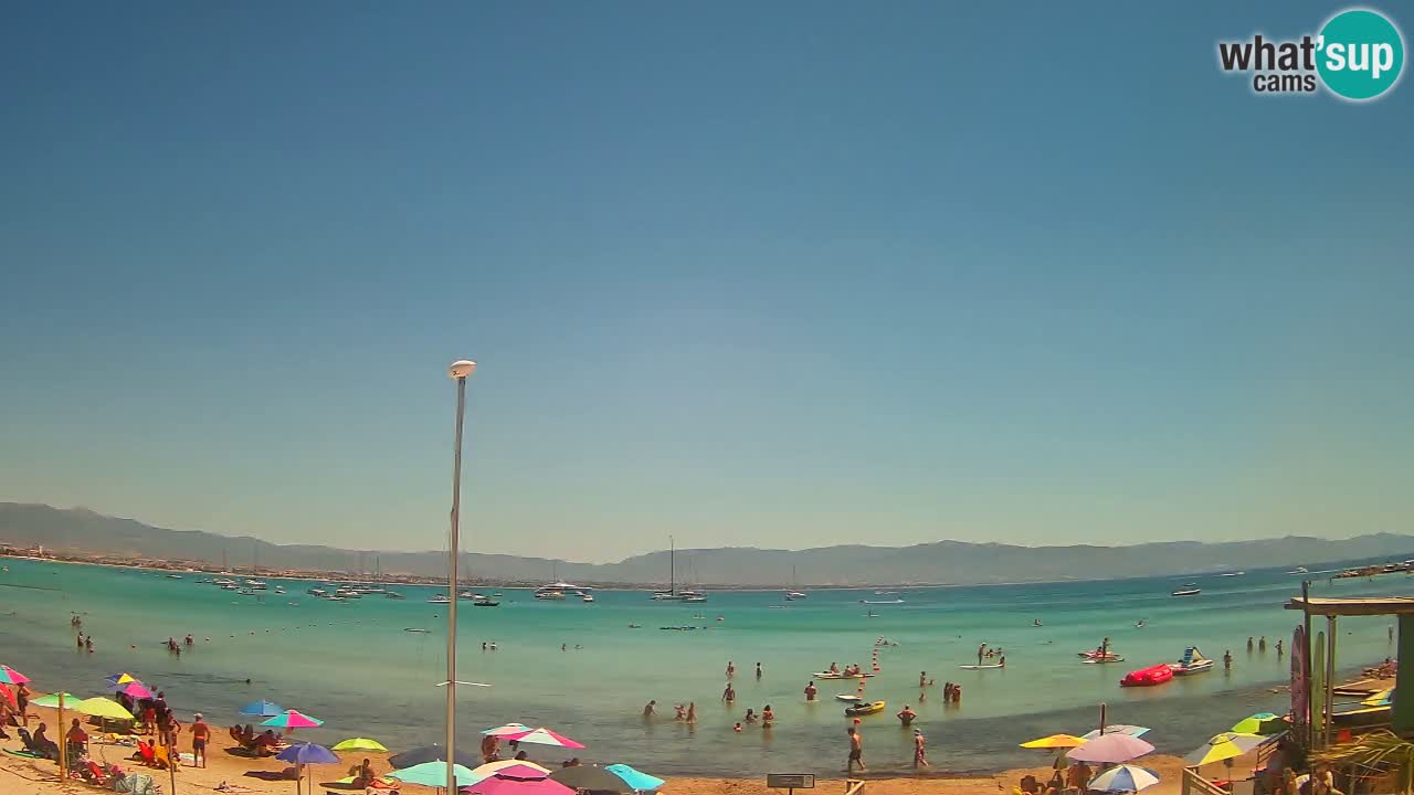 Webcam Cagliari Windsurf Club – Spiaggia del Poetto in diretta