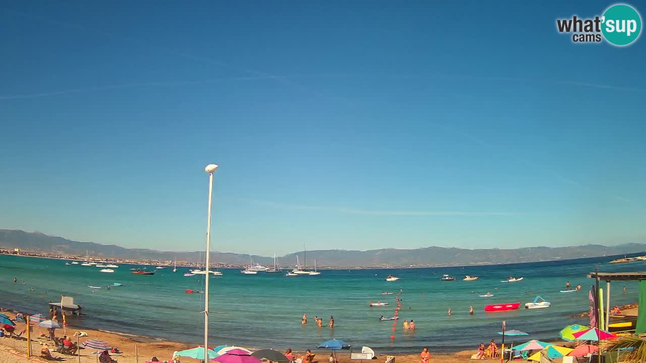 Webcam Cagliari Windsurf Club – Spiaggia del Poetto in diretta