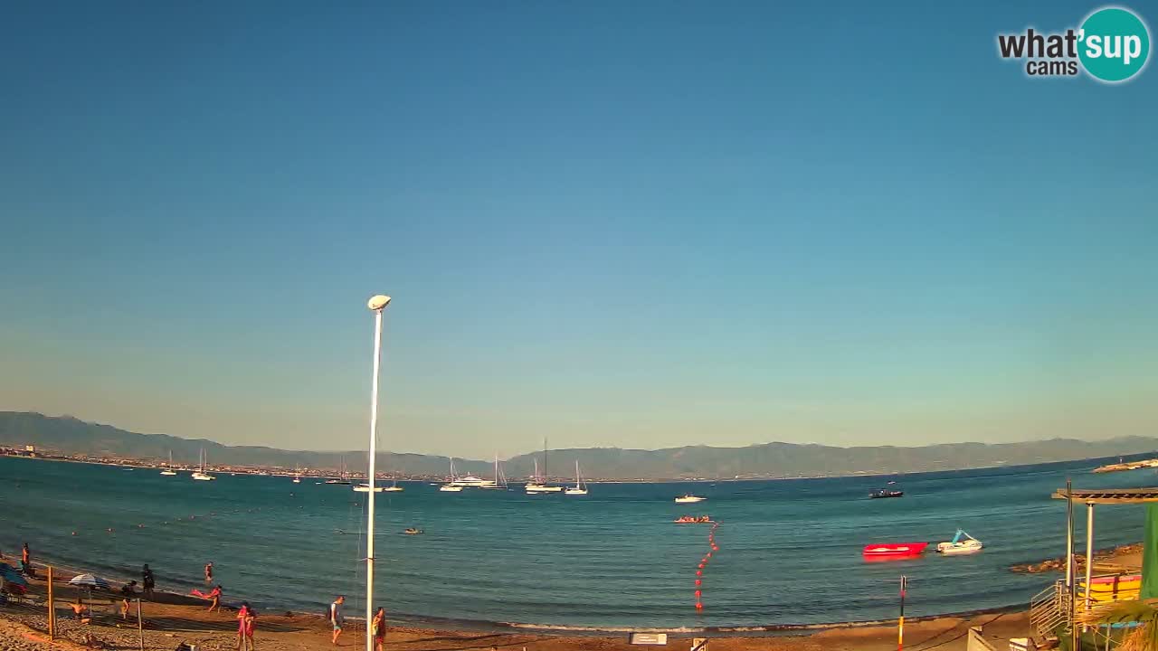 Webcam Cagliari Windsurf Club – Spiaggia del Poetto in diretta
