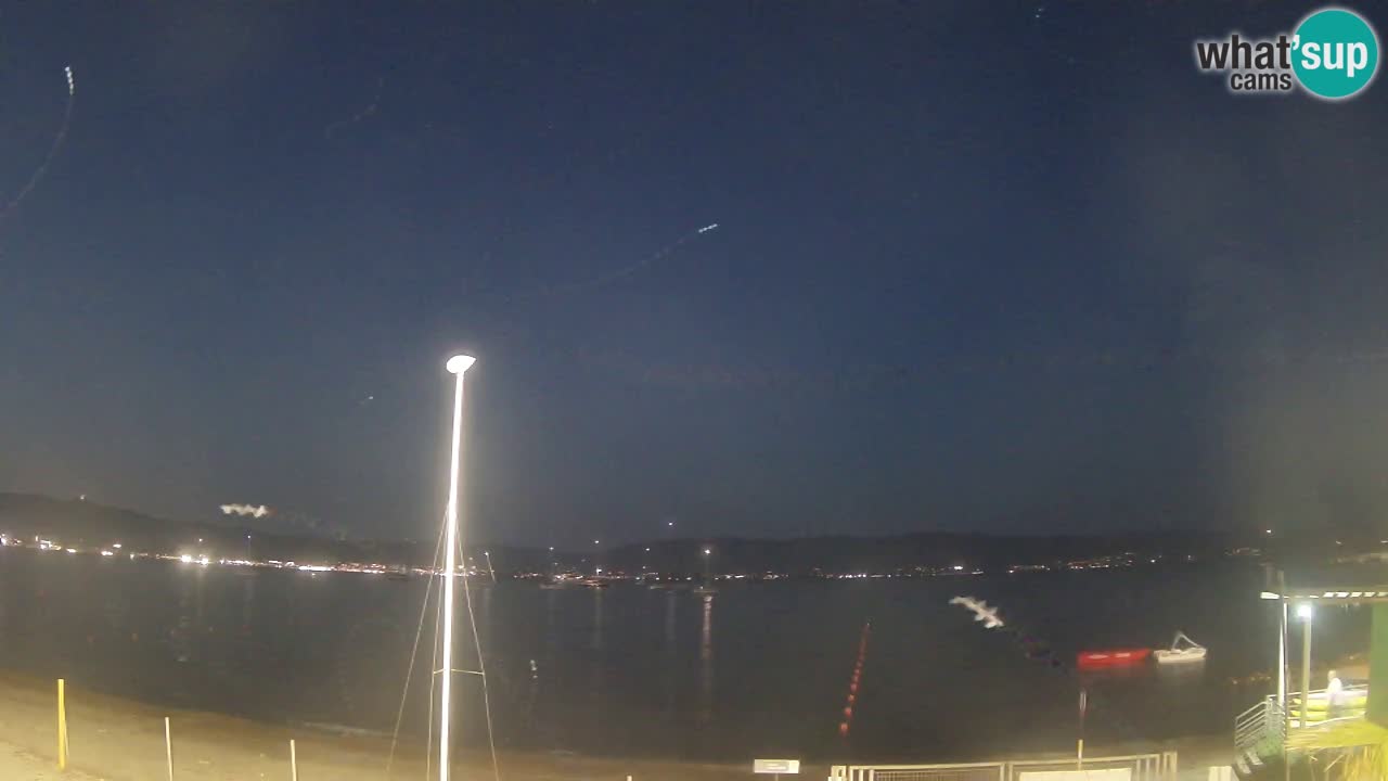 Webcam Cagliari Windsurf Club – Playa del Poetto en directo