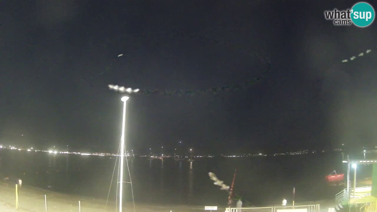 Spletna kamera Cagliari Windsurf Club – Pogled v živo s plaže Poetto
