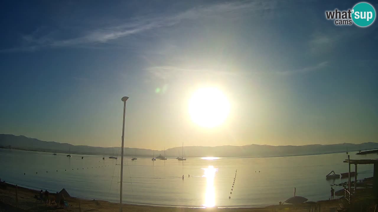 Webcam Cagliari Windsurf Club – Plage du Poetto en direct