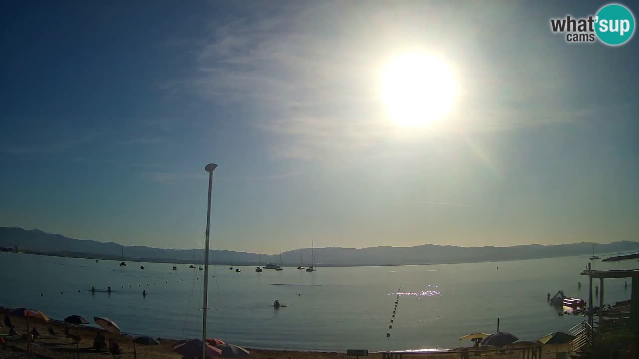 Webcam Cagliari Windsurf Club – Plage du Poetto en direct