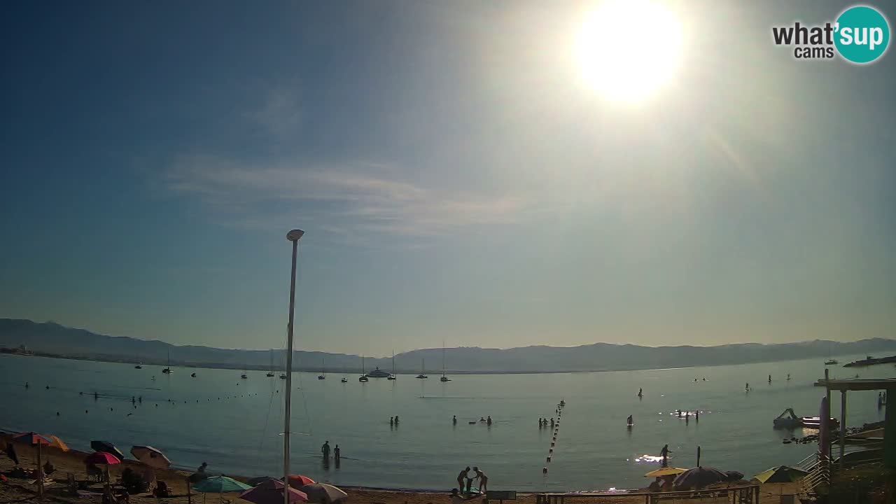 Webcam Cagliari Windsurf Club – Plage du Poetto en direct