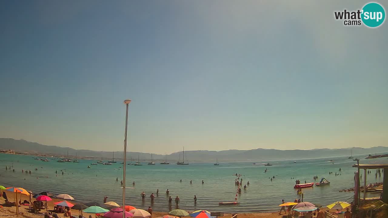 Webcam Cagliari Windsurf Club – Plage du Poetto en direct