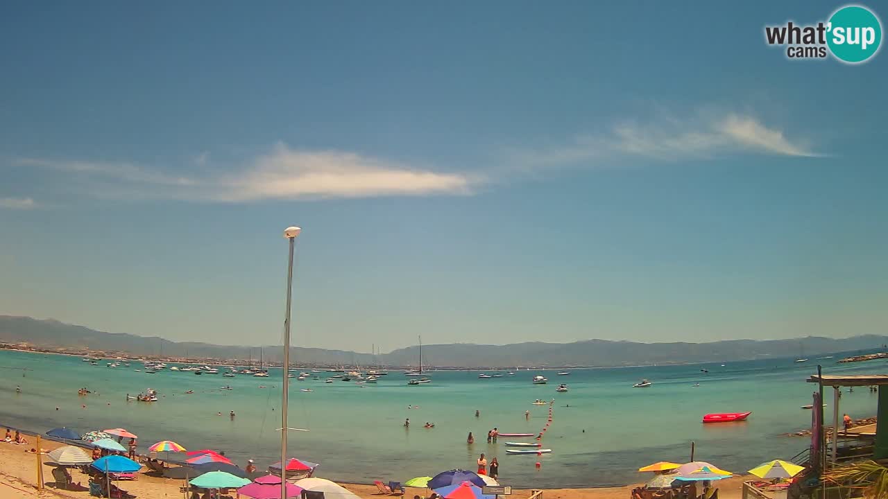 Webcam Cagliari Windsurf Club – Liveblick vom Poetto Strand