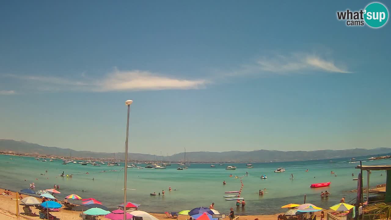 Webcam Cagliari Windsurf Club – Plage du Poetto en direct