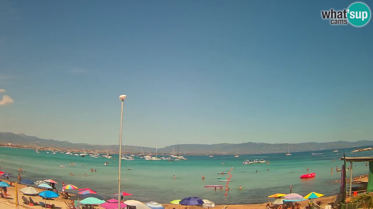 Webcam Cagliari Windsurf Club – Liveblick vom Poetto Strand