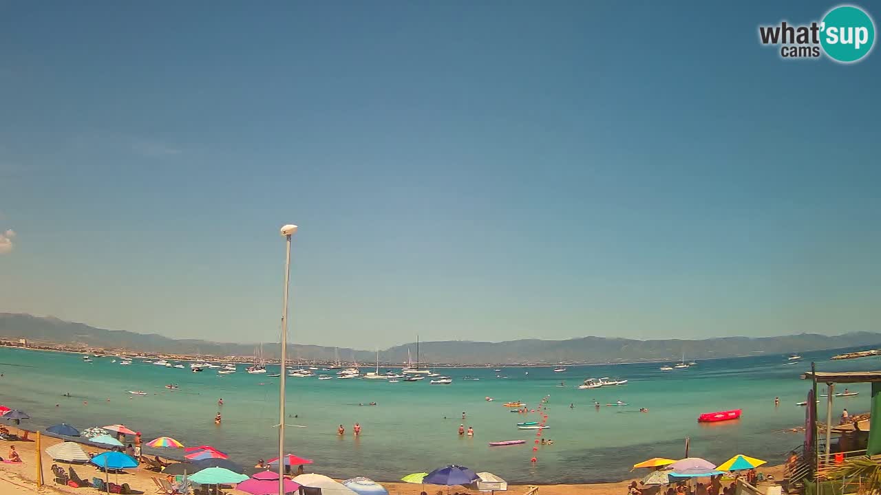 Webcam Cagliari Windsurf Club – Liveblick vom Poetto Strand