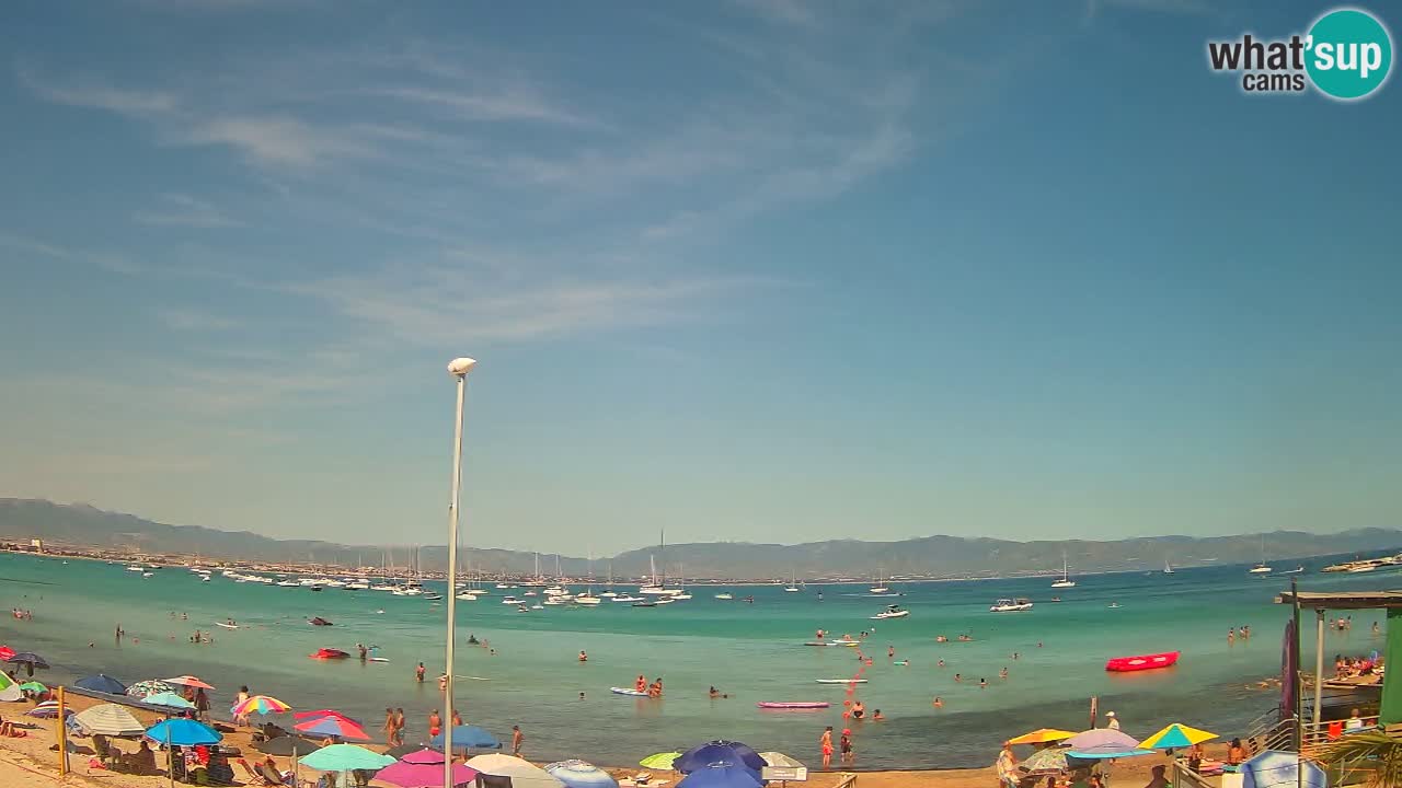 Webcam Cagliari Windsurf Club – Plage du Poetto en direct
