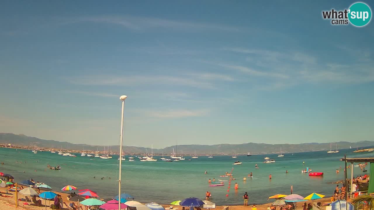 Webcam Cagliari Windsurf Club – Spiaggia del Poetto in diretta