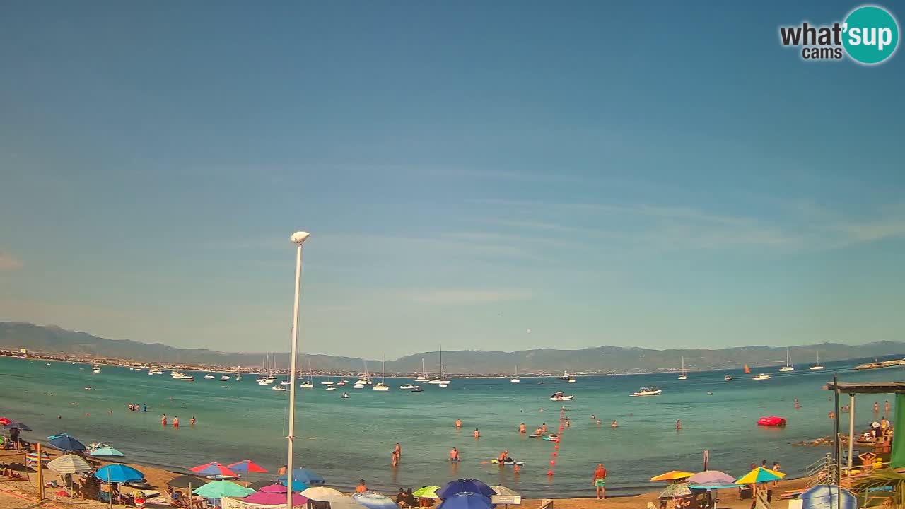 Webcam Cagliari Windsurf Club – Liveblick vom Poetto Strand