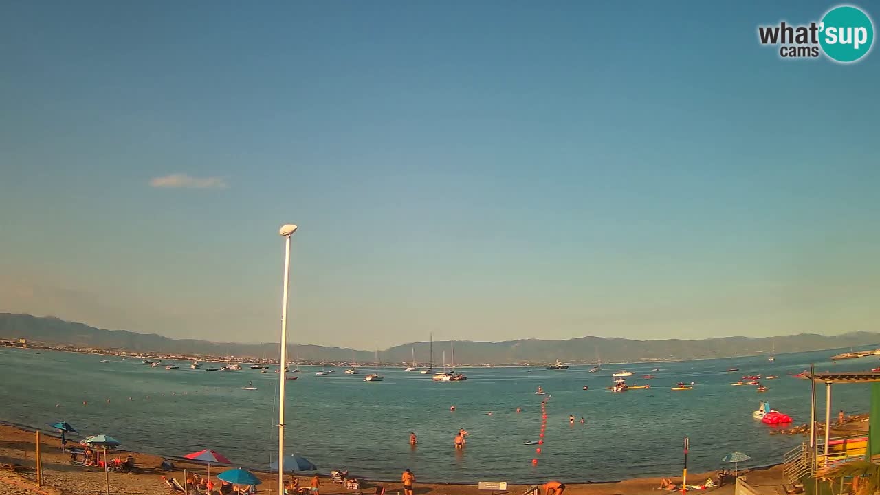 Webcam Cagliari Windsurf Club – Plage du Poetto en direct