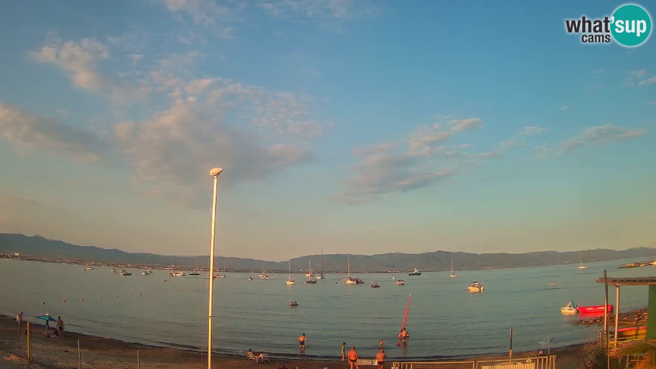Webcam Cagliari Windsurf Club – Spiaggia del Poetto in diretta