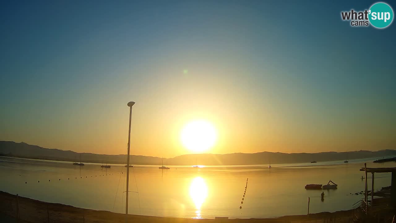 Webcam Cagliari Windsurf Club – Playa del Poetto en directo