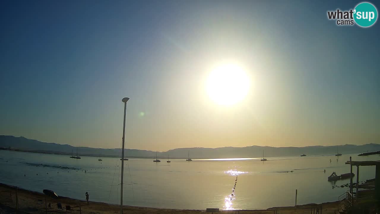 Web kamera Cagliari Windsurf Club – Poetto plaža uživo