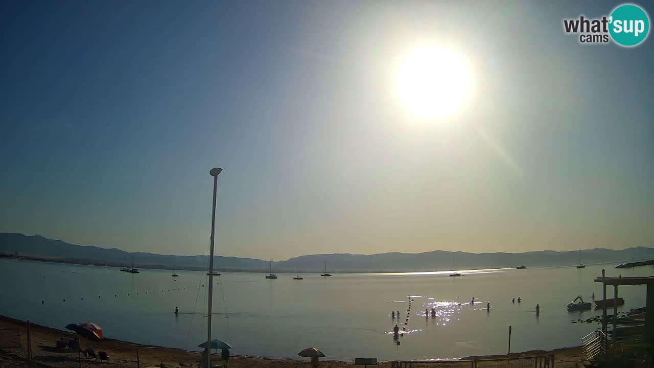 Webcam Cagliari Windsurf Club – Spiaggia del Poetto in diretta