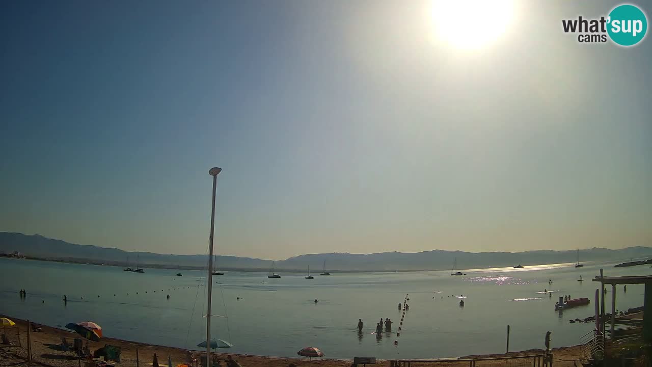 Web kamera Cagliari Windsurf Club – Poetto plaža uživo