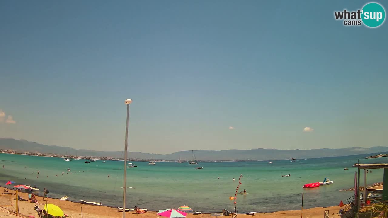 Webcam Cagliari Windsurf Club – Liveblick vom Poetto Strand