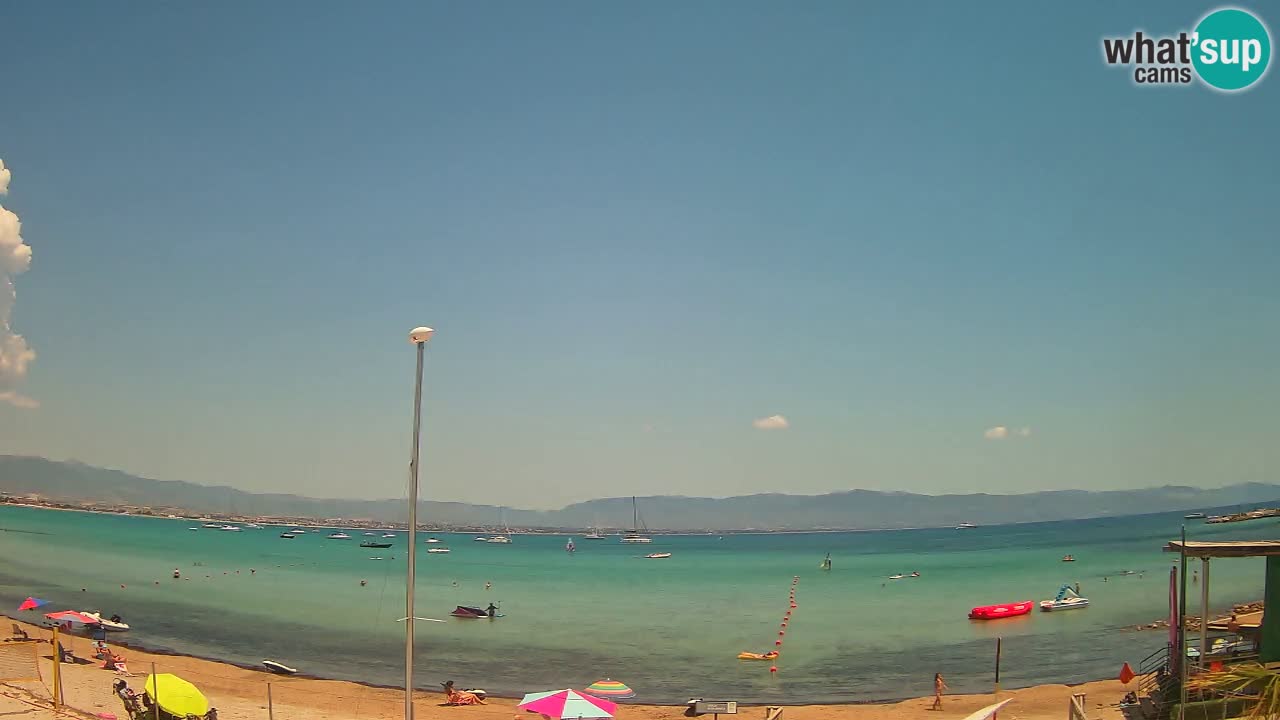 Webcam Cagliari Windsurf Club – Spiaggia del Poetto in diretta