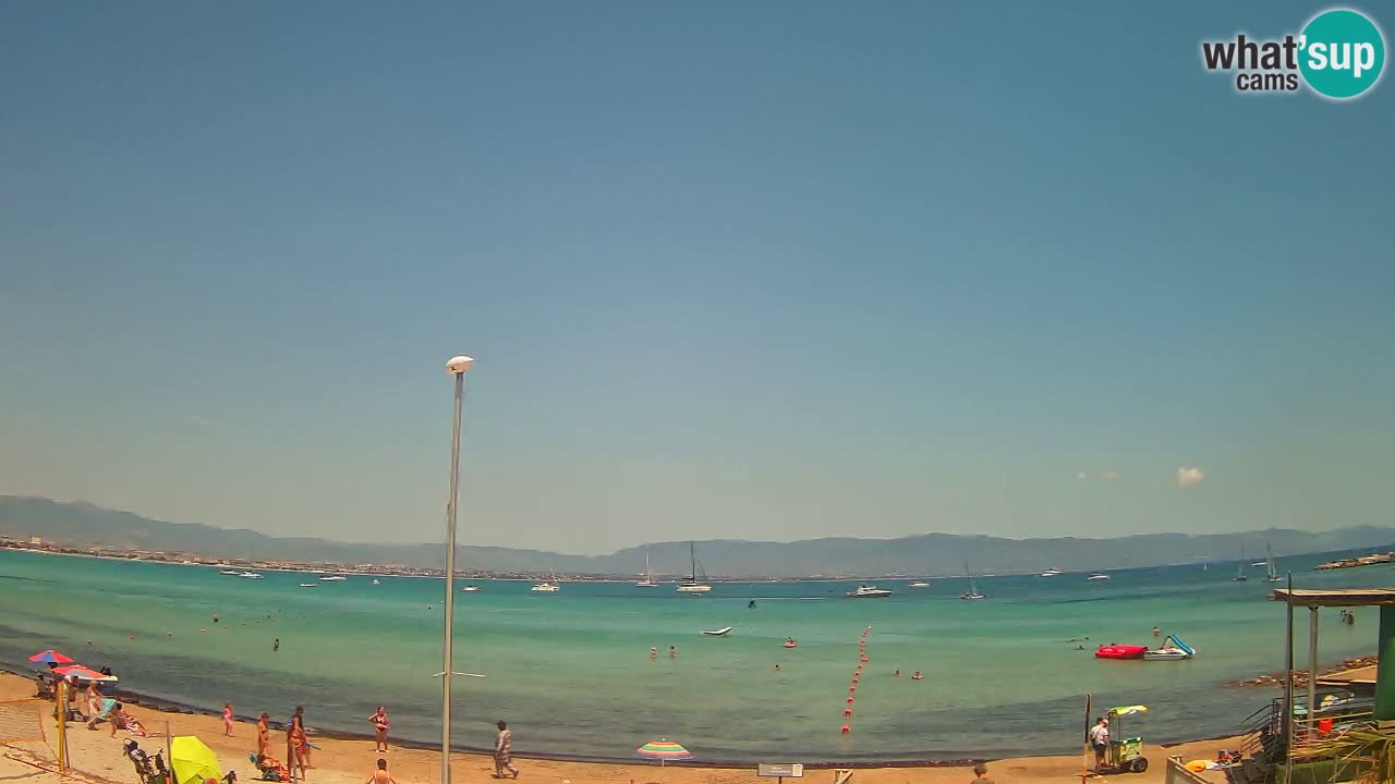 Webcam Cagliari Windsurf Club – Liveblick vom Poetto Strand