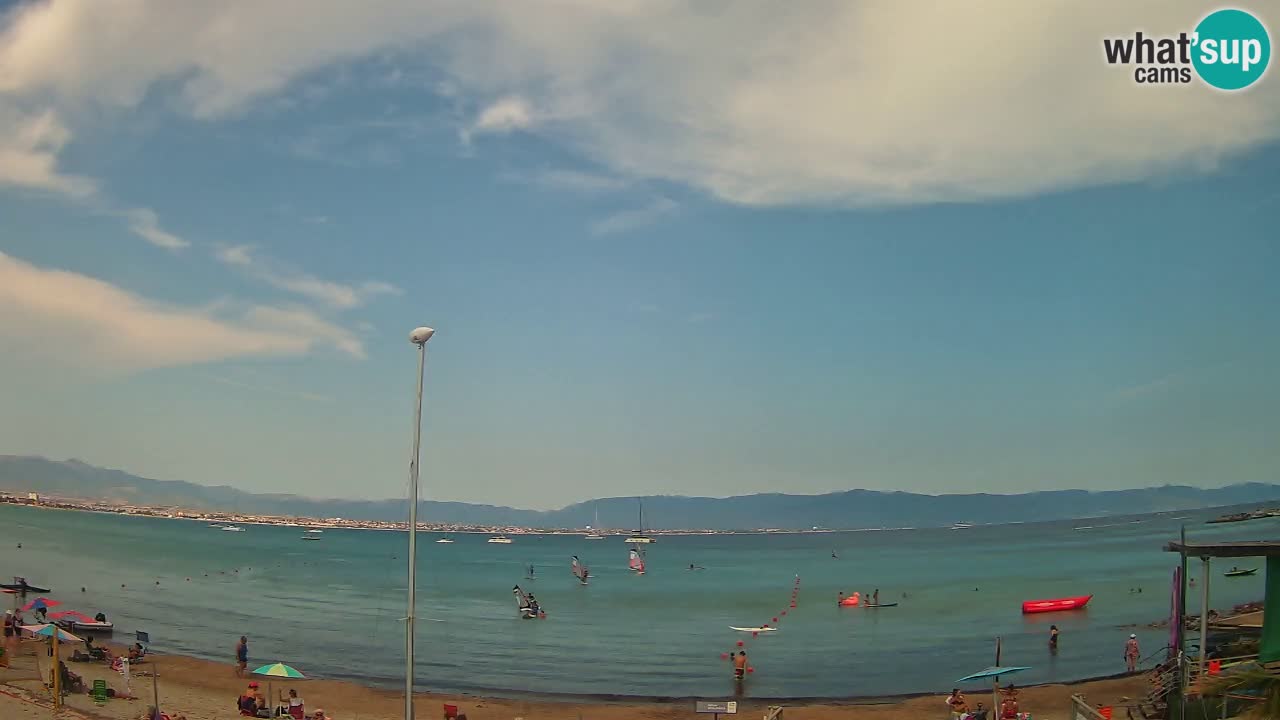 Webcam Cagliari Windsurf Club – Live from Poetto Beach
