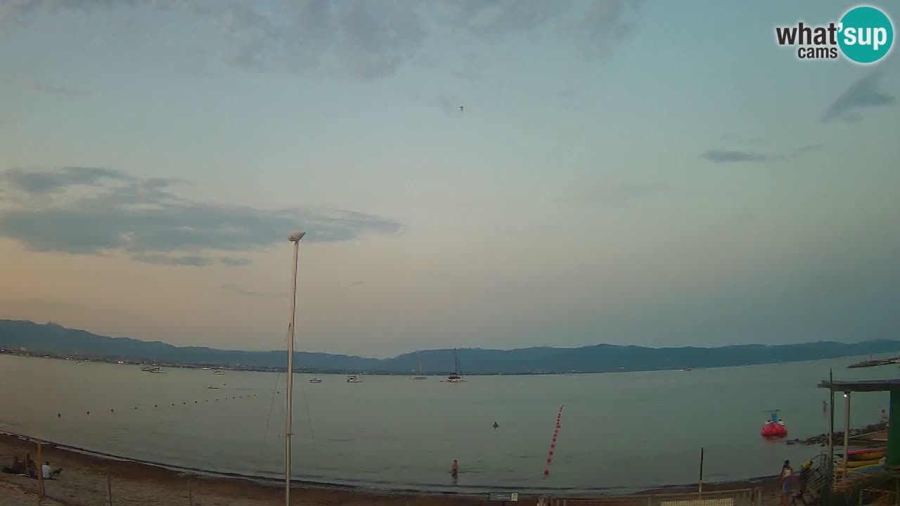 Webcam Cagliari Windsurf Club – Liveblick vom Poetto Strand