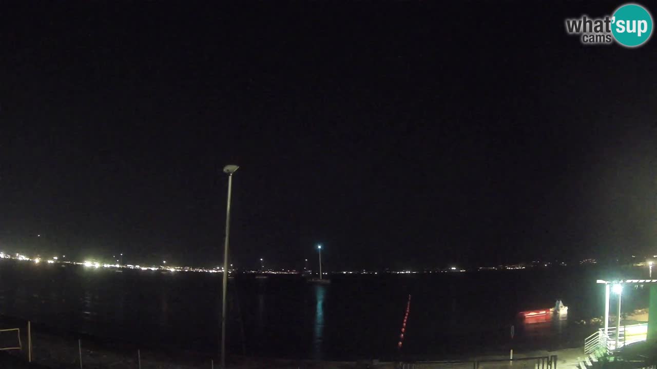 Spletna kamera Cagliari Windsurf Club – Pogled v živo s plaže Poetto