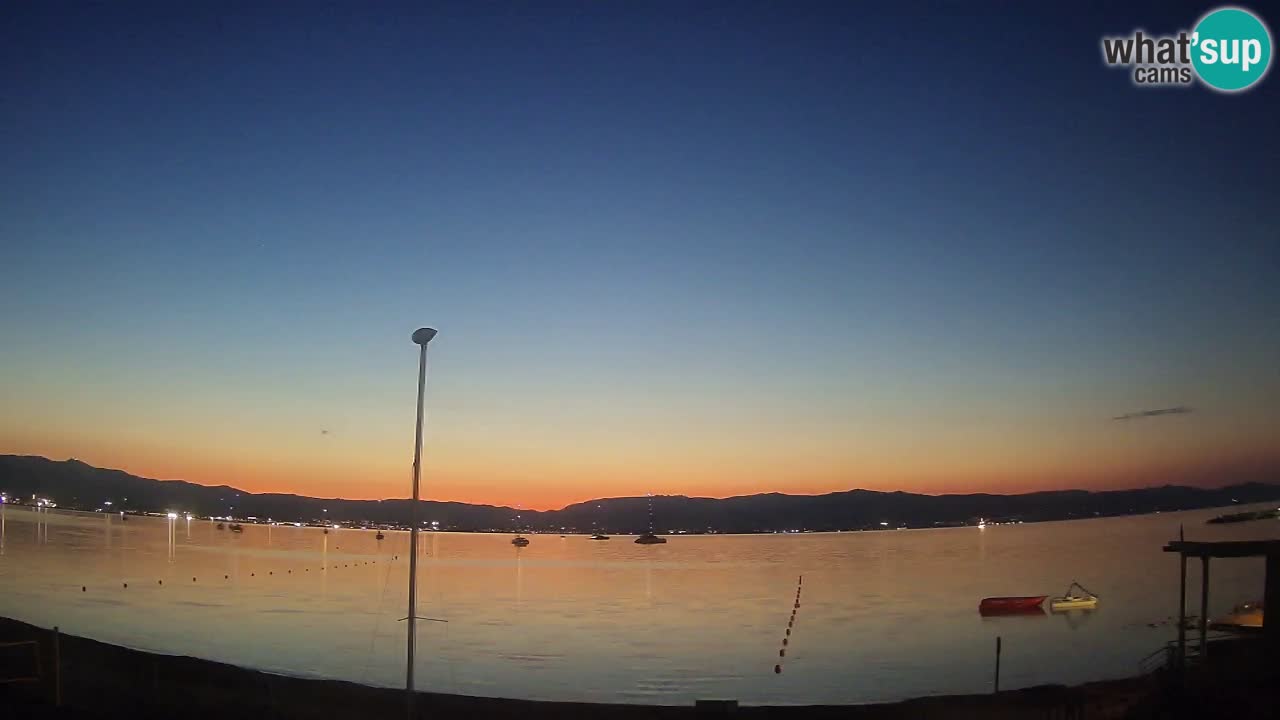 Webcam Cagliari Windsurf Club – Playa del Poetto en directo