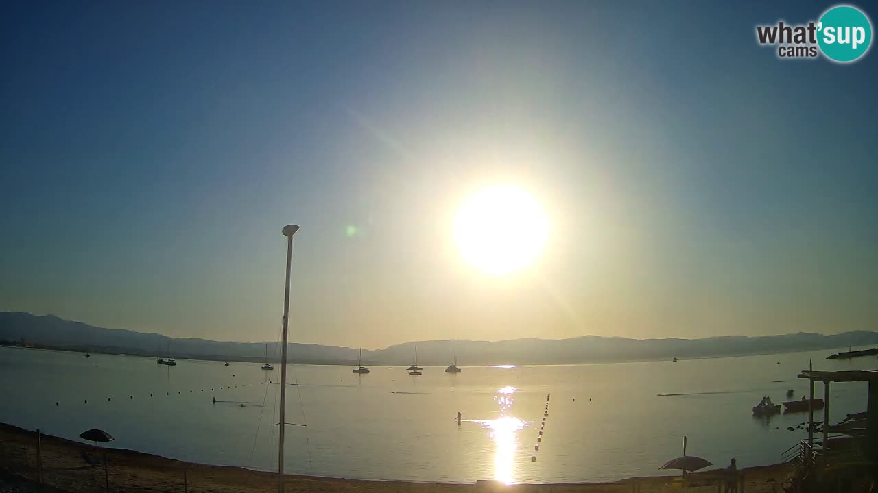 Webcam Cagliari Windsurf Club – Plage du Poetto en direct