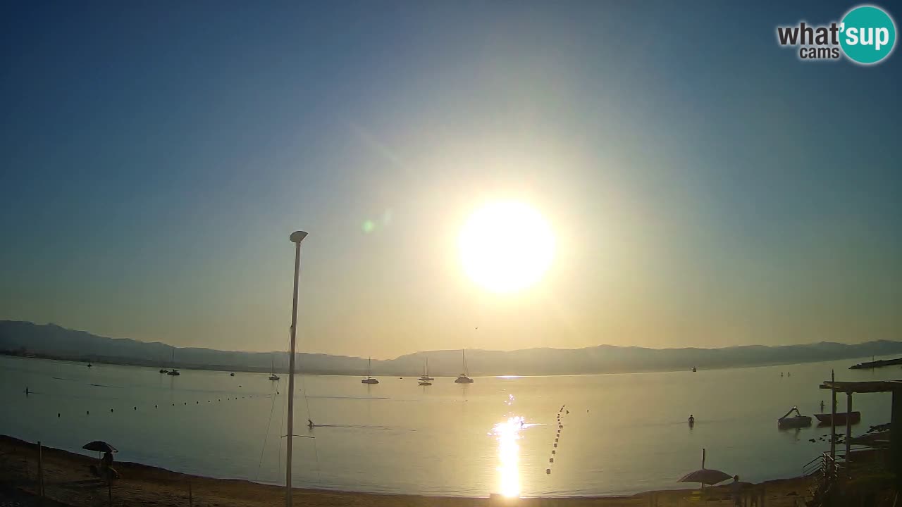 Webcam Cagliari Windsurf Club – Spiaggia del Poetto in diretta