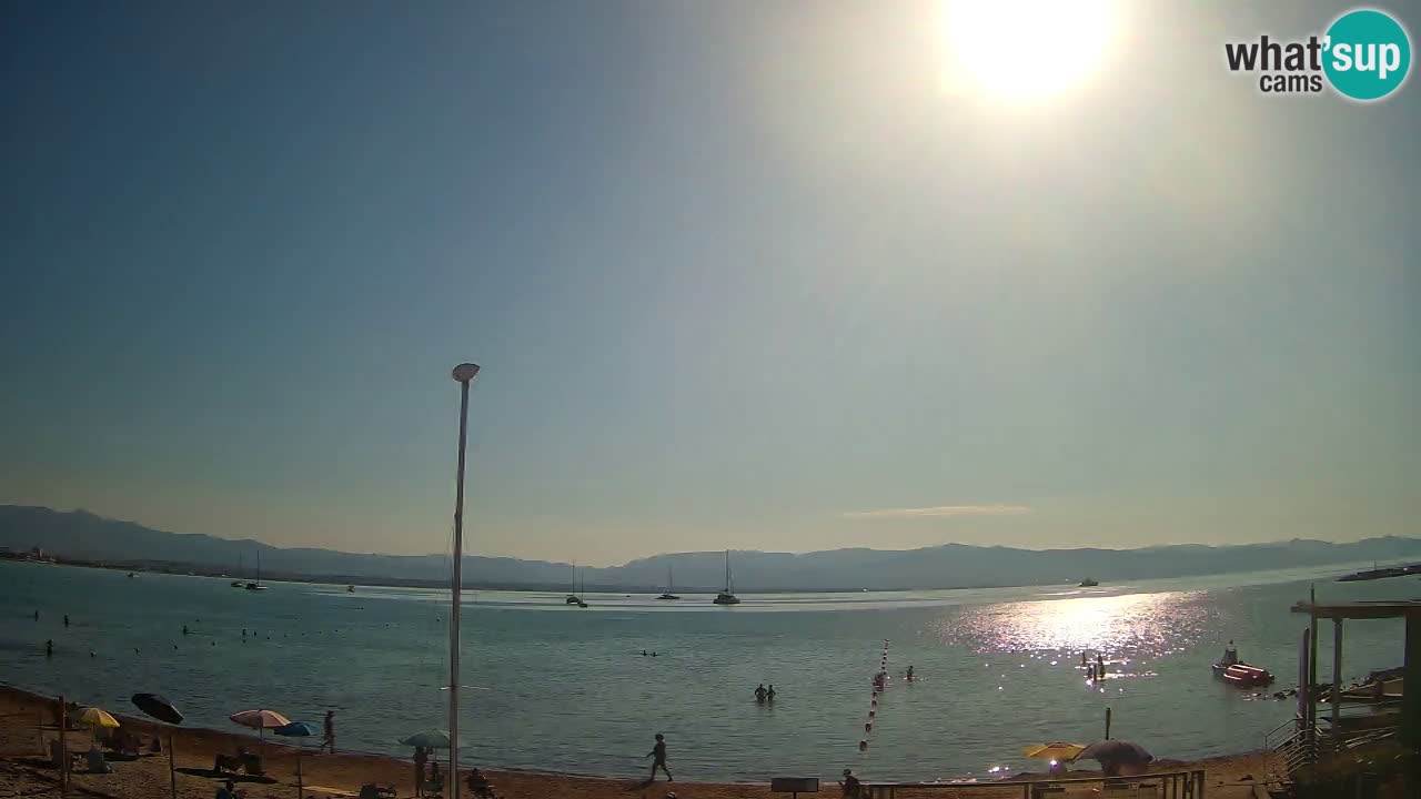 Webcam Cagliari Windsurf Club – Playa del Poetto en directo