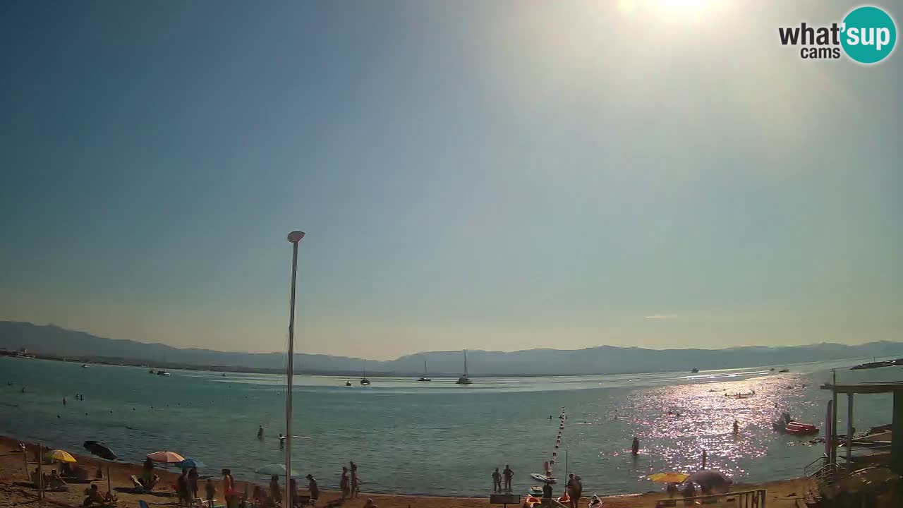 Webcam Cagliari Windsurf Club – Playa del Poetto en directo