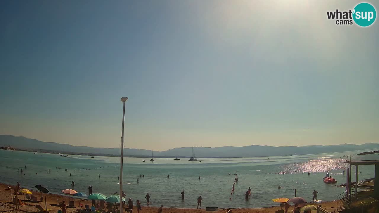 Web kamera Cagliari Windsurf Club – Poetto plaža uživo