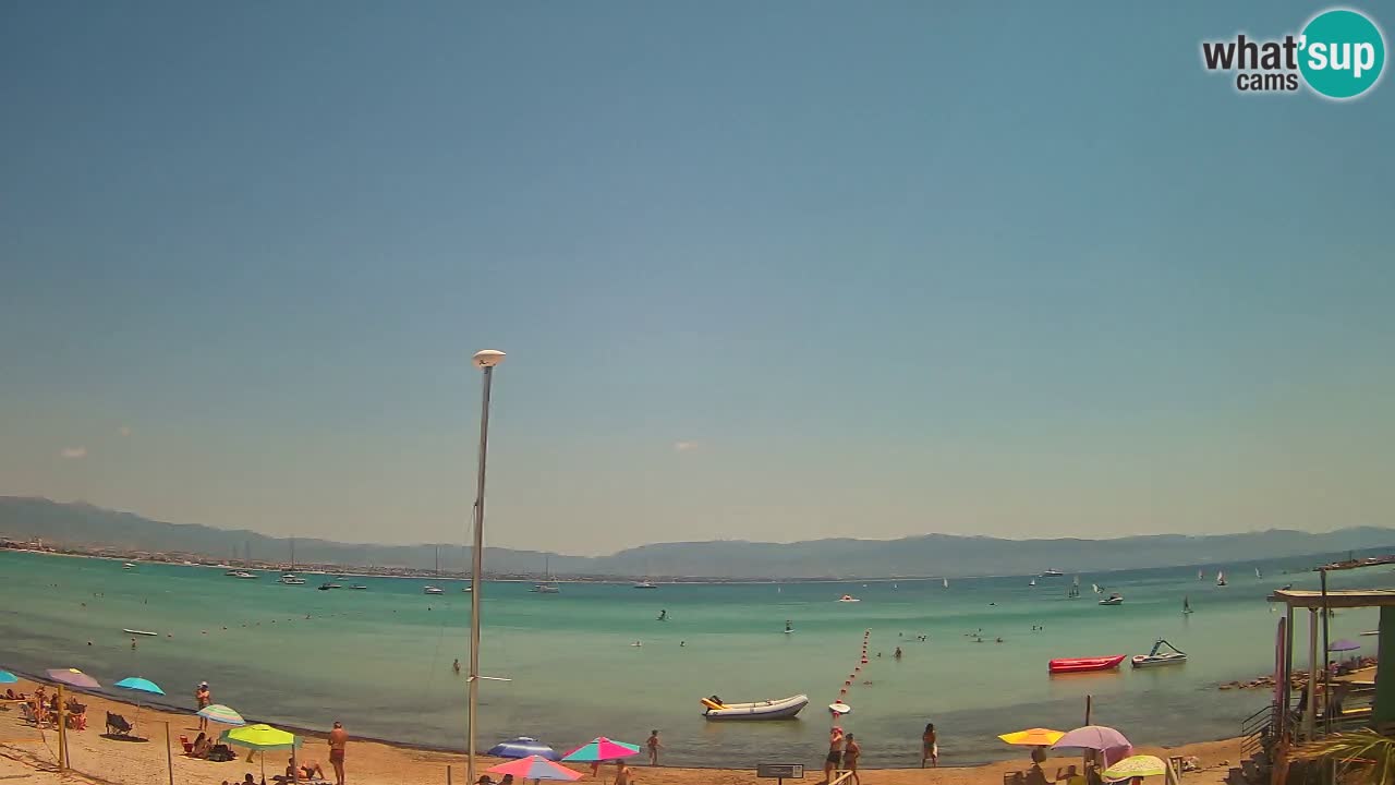 Webcam Cagliari Windsurf Club – Spiaggia del Poetto in diretta