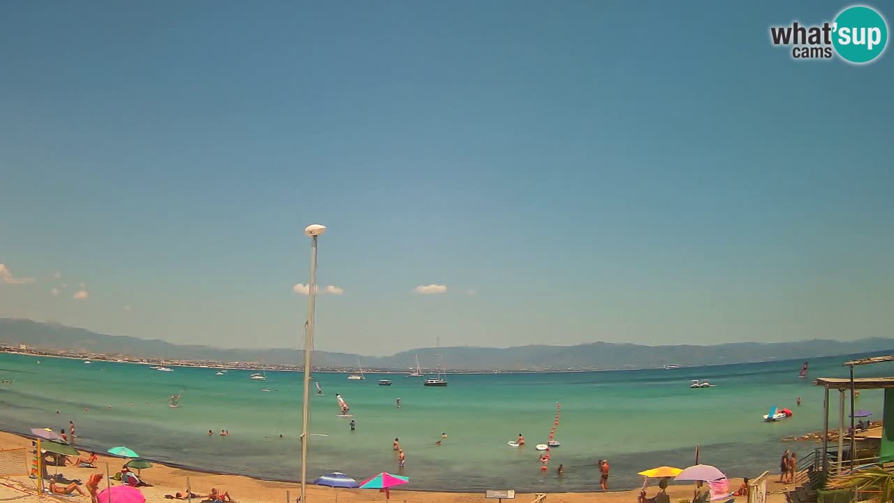 Webcam Cagliari Windsurf Club – Live from Poetto Beach