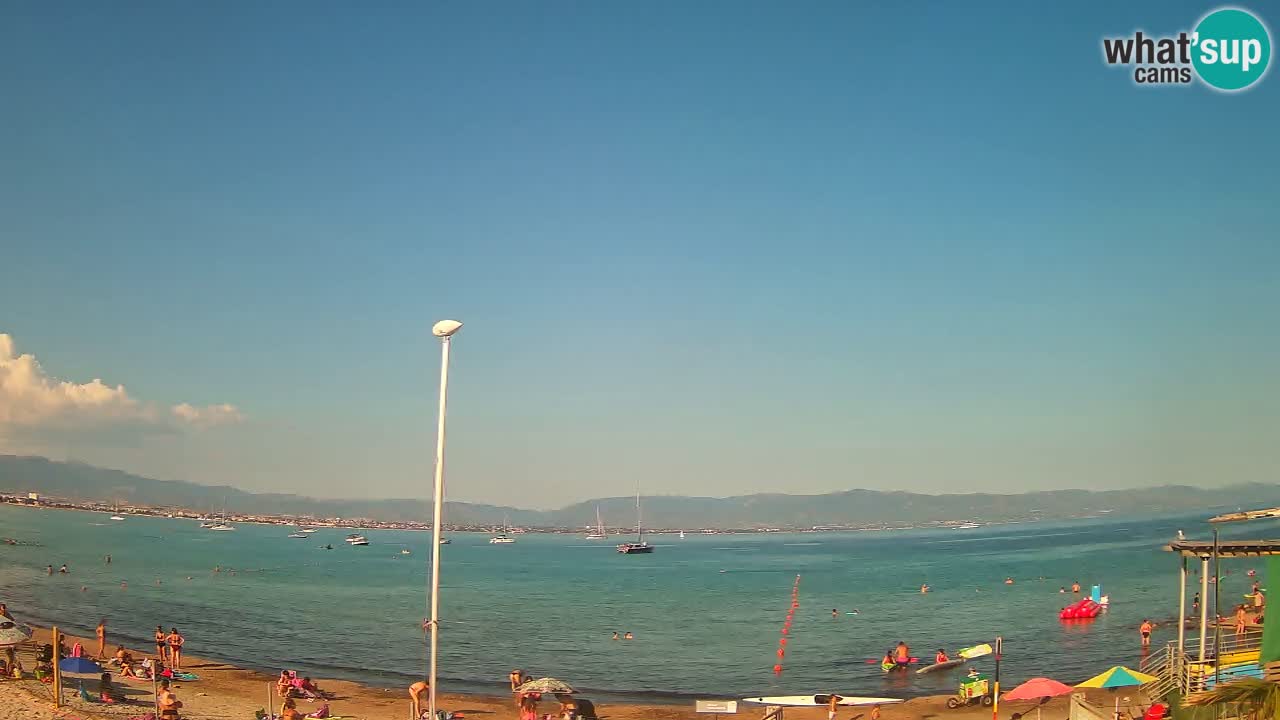 Webcam Cagliari Windsurf Club – Liveblick vom Poetto Strand