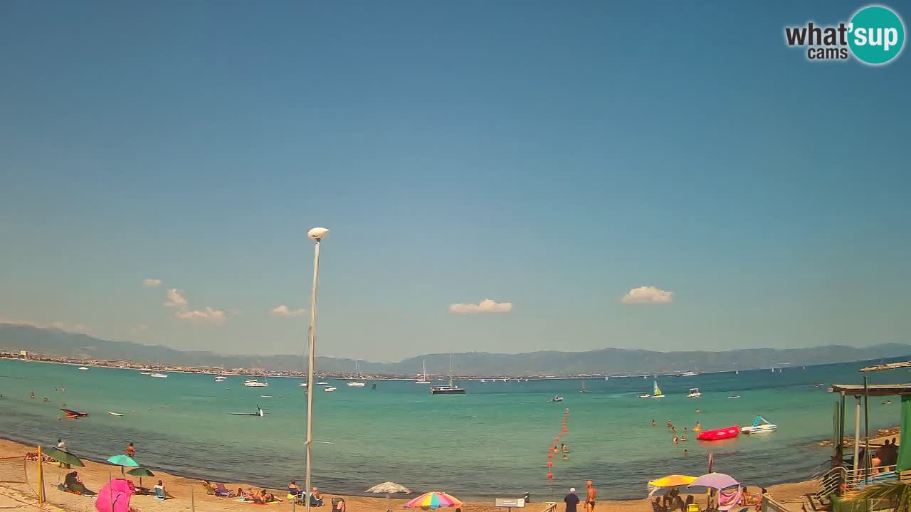 Webcam Cagliari Windsurf Club – Spiaggia del Poetto in diretta
